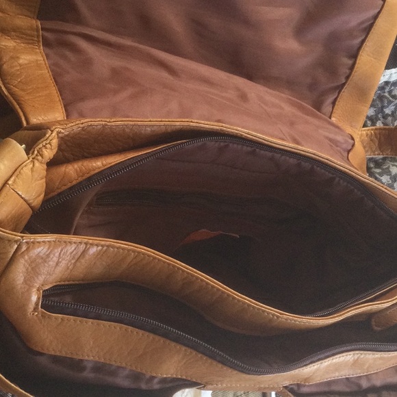 Leather travel / computer bag - Picture 6 of 8